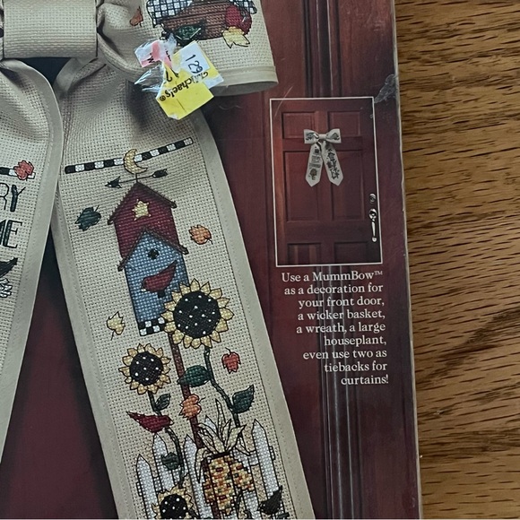 NWT Debbie Mumm Bows A Country Welcome Counted Cross Stitch Kit - Picture 7 of 11